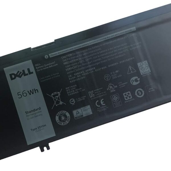 Batterie 33YDH Dell inspiren 17-7778-7779-7773-7577-G3 -3579