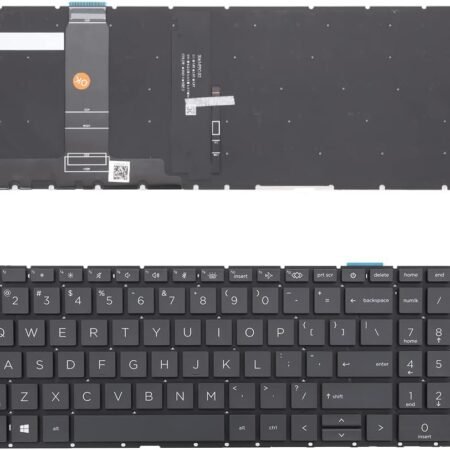 Clavier rétroéclairé pour HP ProBook 450 G8 455 G8 Series - Noir