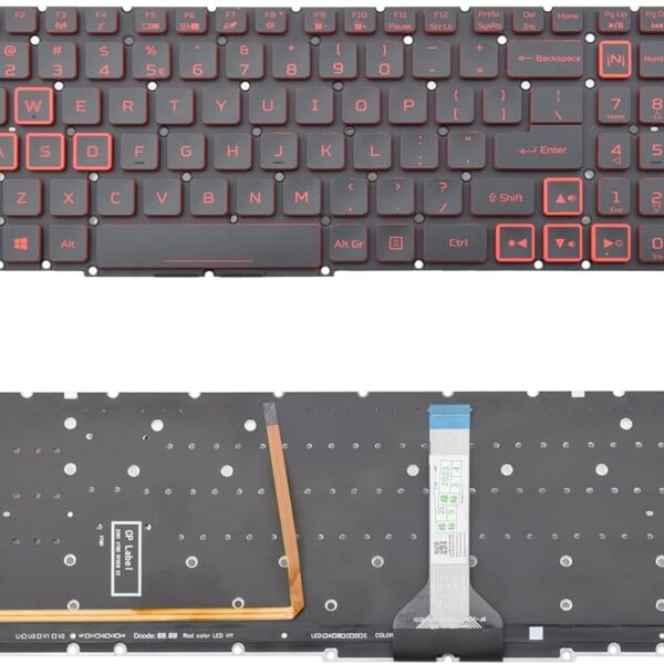 CLAVIER ACER NITRO RED/BLEU RGB