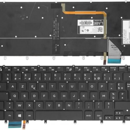 Clavier de rechange KBR pour Dell xps 15-9550 15-9560, précision 15-5510 M5510