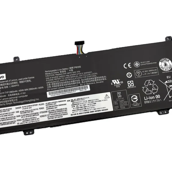 Batterie L18C4PF0 Lenovo Thinkbook 13s - 14s-iml iwl
